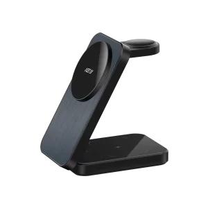 ESTACIÓN DE CARGA INALÁMBRICA 3 EN 1 PLEGABLE - NEGRO